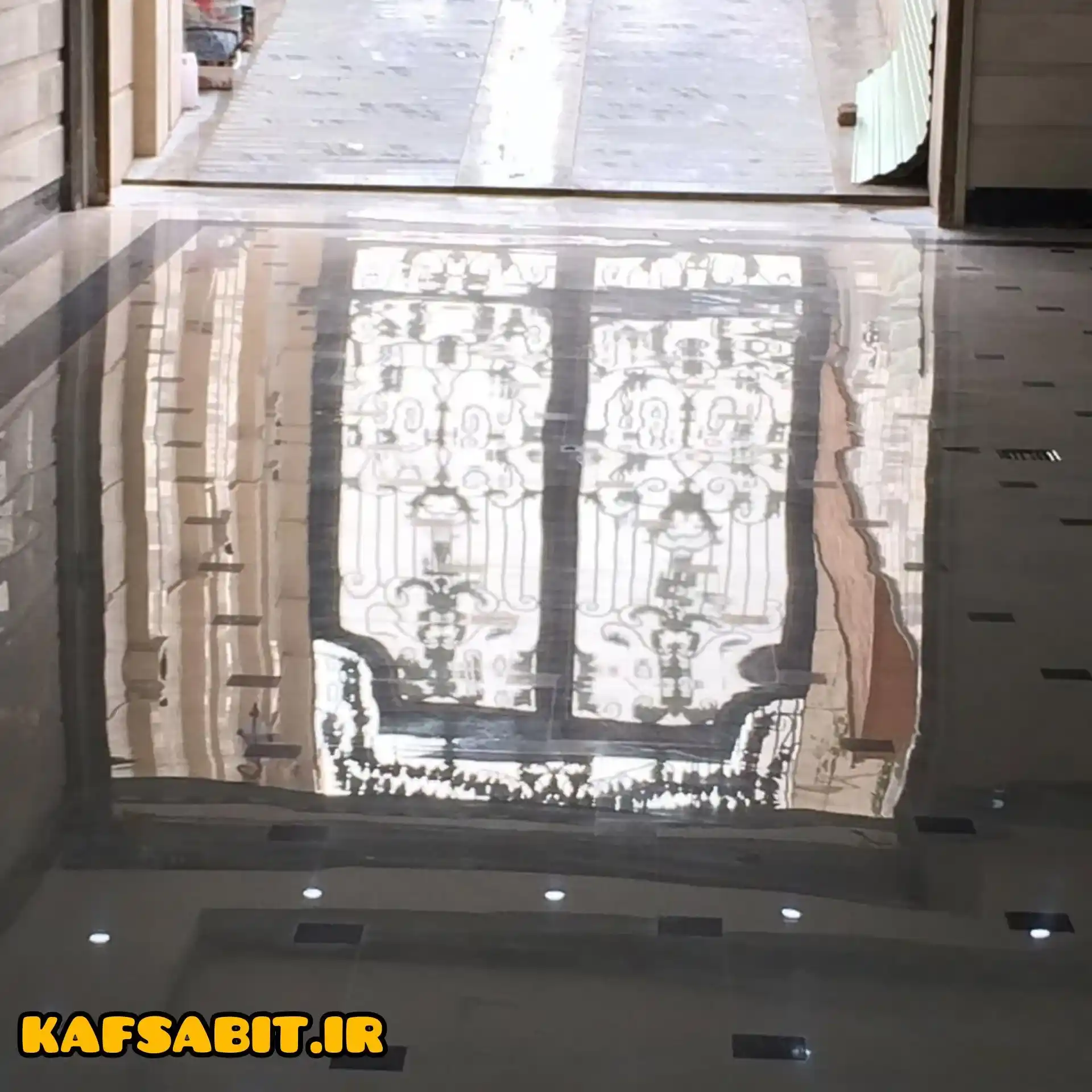ساب زدن سنگ پارکینگ